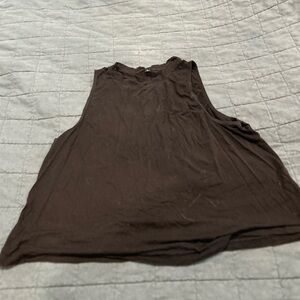 Black Sleeveless Women's Top